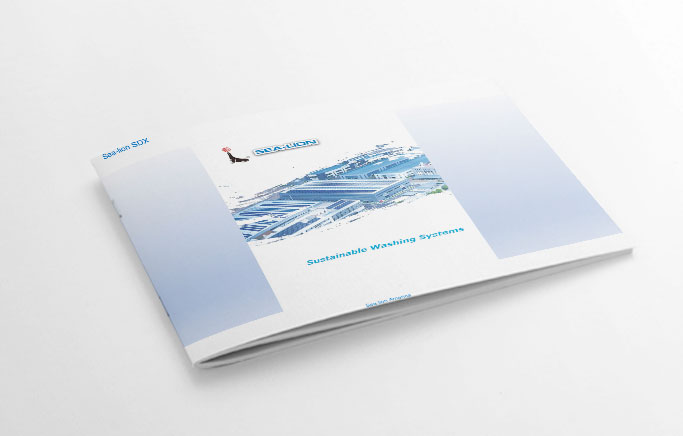 Folleto de lavado ecológico sostenible